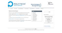 Desktop Screenshot of biologie.polytechnice.fr