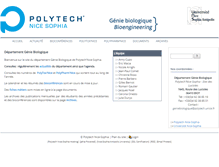 Tablet Screenshot of biologie.polytechnice.fr